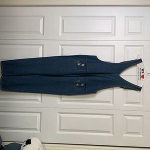 Women’s Distressed Overalls